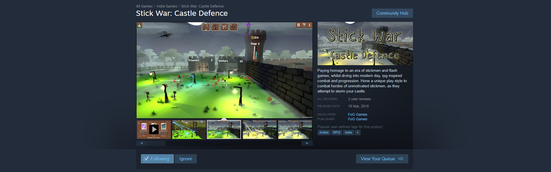 Stick War: Castle Defence